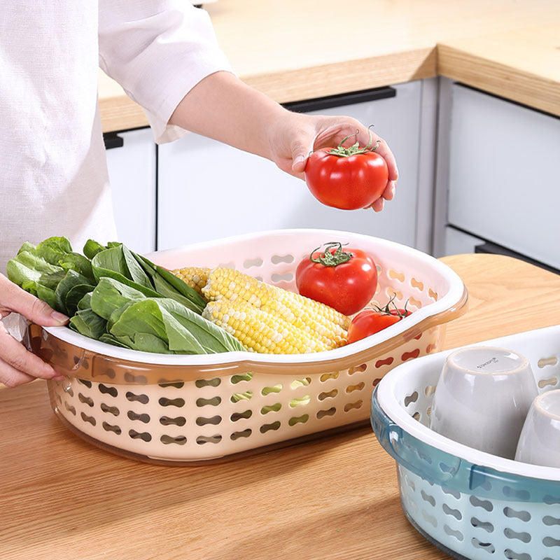 Japanese-style plastic cabinet drain bowl rack, kitchen drain rack, cupboard, plate, chopsticks storage box, processing custom LOGO