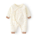 Babylonese onesie baby type a khaki spring & fallpure cotton newborn monk suit romper men's and women's baby inner clothes