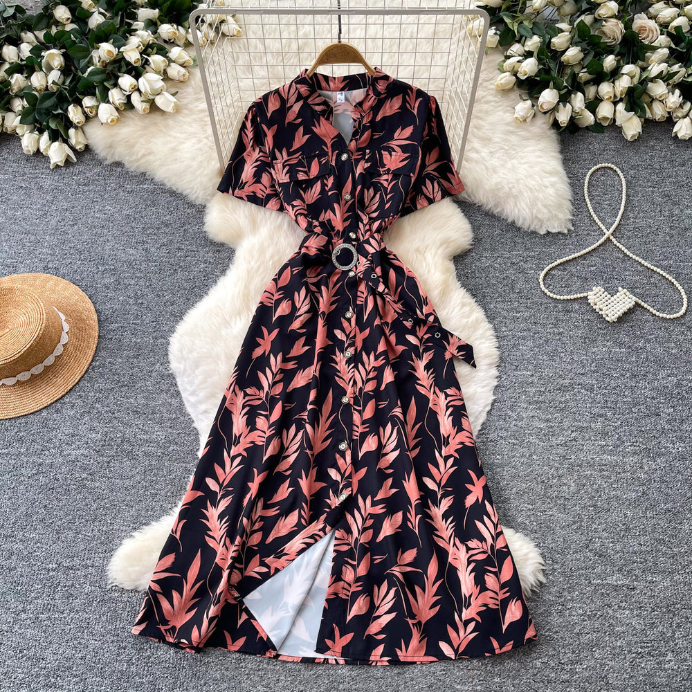 French riviera style halter sleeveless dress - women's summer cinched waist slimming tiered ruffle cake dress