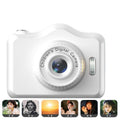 48mp retro dual-lens cute digital camera - perfect for campus students! instant photo printing & mobile phone photo transfer