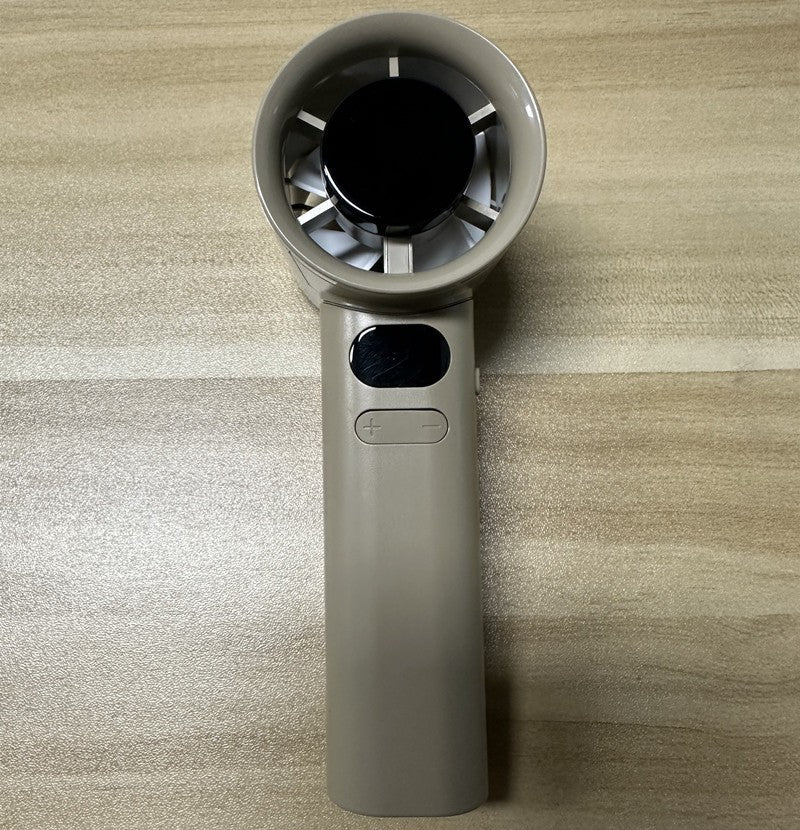 Southeast asia's hottest seller: m11 mini handheld fan - usb rechargeable, digital display, 120-speed turbine high-speed fan
