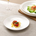 Wholesale large plate deep plate for home ceramic pure white round plate hotel large plate chicken chopped pepper fish head fruit plate vegetable plate fish plate