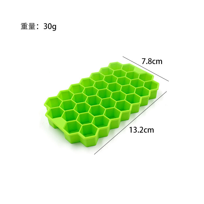 Large ice cube mold ice tray ice box silicone large square ice for home frozen ice cubes large food grade homemade handy gadget