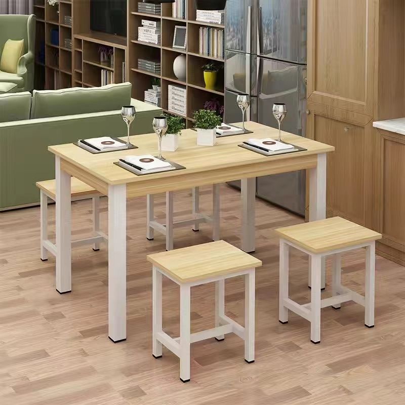 Dining table and chair combination snack bar restaurant fast food restaurant casual breakfast shop rectangular restaurant noodle shop dining table