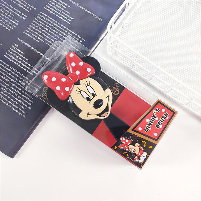 Kids' cartoon air cushion comb - cute bunny design for girls, baby mickey & minnie airbag massage hair brush