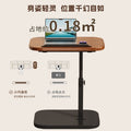 Adjustable height side table - mobile study desk, reversible multifunctional adjustable office desk, mobile study bedside table