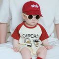 Baby romper short sleeve summer outfit - lightweight summer clothes for babies and infants - adorable crawling suit