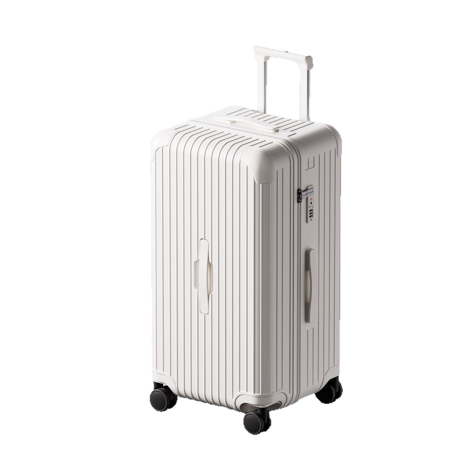 Large capacity 37-point trolley case 30-inch suitcase Thickened suitcase Anti-drop explosion-proof password box Wrapped leather box
