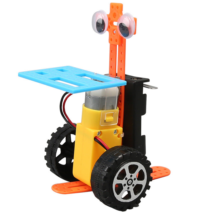 Meal delivery robot, technological small production invention DIY children's hand-spliced toys, scientific experimental materials, teaching aids