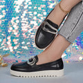 spring/autumn new arrival: plus size chunky sole loafers for women, sizes 36-43. wholesale available. perfect for  and  dropshipping