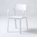 Scandinavian dining chair casual internet celebrity chair ins white chair designer eames plastic chair pp backrest