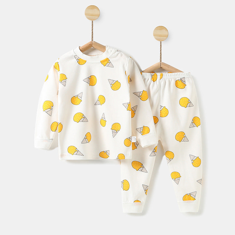 Baby autumn clothessuitbabyintimatespure cottonnewbornkids home clothes 0-3 years old boys and girls spring & fallsuit