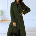 fall/winter new collection: independent e-commerce, us & european, tiktok-driven, cross-border trade women's double-breasted wool coat