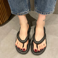 Women's summer flip-flops: durable, non-slip, thick-soled, washable eva korean style casual beach flat sandals
