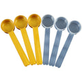 Plastic measuring spoon facial mask powder spoon 8ml milliliter measuring spoon laundry detergent powder feed fertilizer pesticide spoon filled with water 8 grams