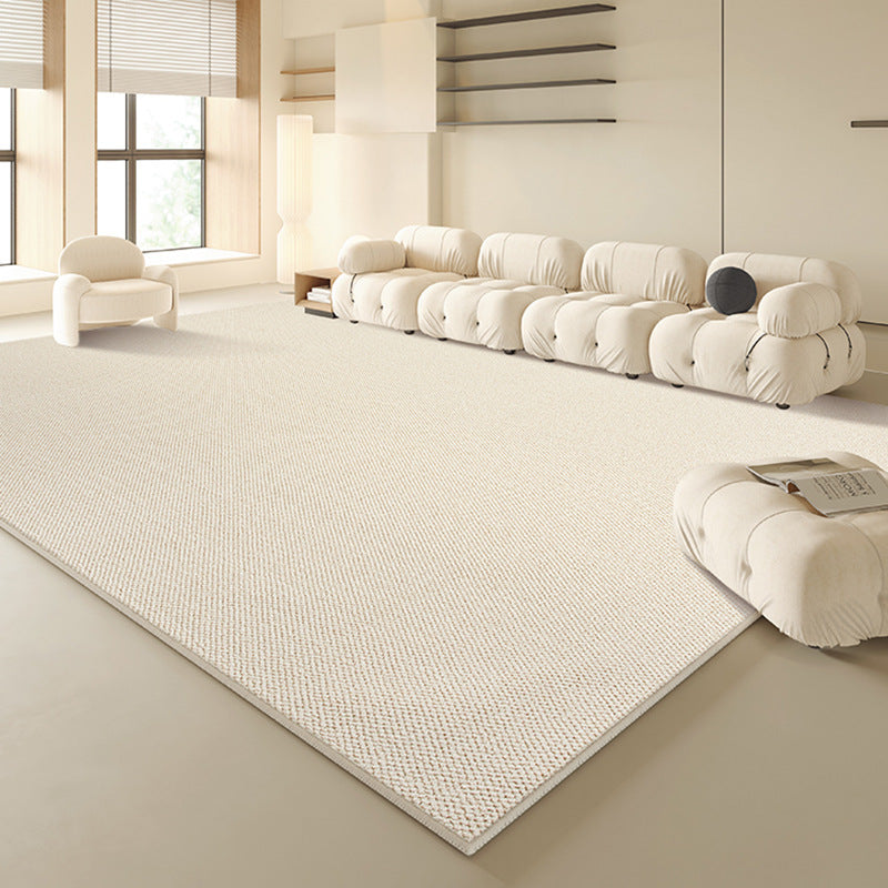 Waterproof and stain-resistant living room rug, new style, no-wash, wipeable, low-maintenance, light luxury, high-end diatomaceous earth silk sofa blanket/mat