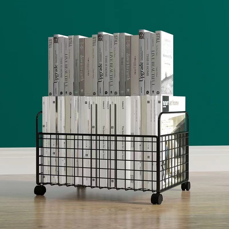 Kitchen shelf storage rack floor-standing multi-layer movable storage rack multi-functional punch-free storage rack thickened shelf