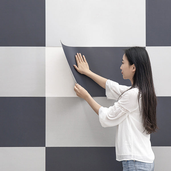 Self-adhesive wallpaper wall sticker matte vegan color skin feeling cream style home improvement living room bedroom background wall wallpaper wall skirt circumference