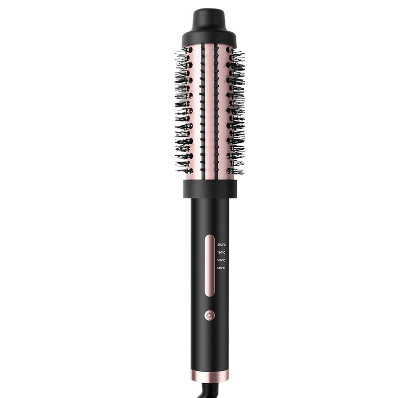Cross-border curling iron Large roll inner buckle hair straightener Negative ion straight roll dual-purpose bangs perm iron Red light curling comb