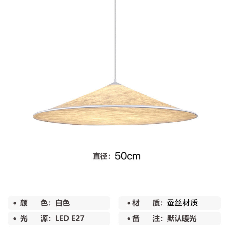 Dupont paper restaurant chandelier Chinese style wabi wind Nordic B & B bar light design art creative lighting hotel