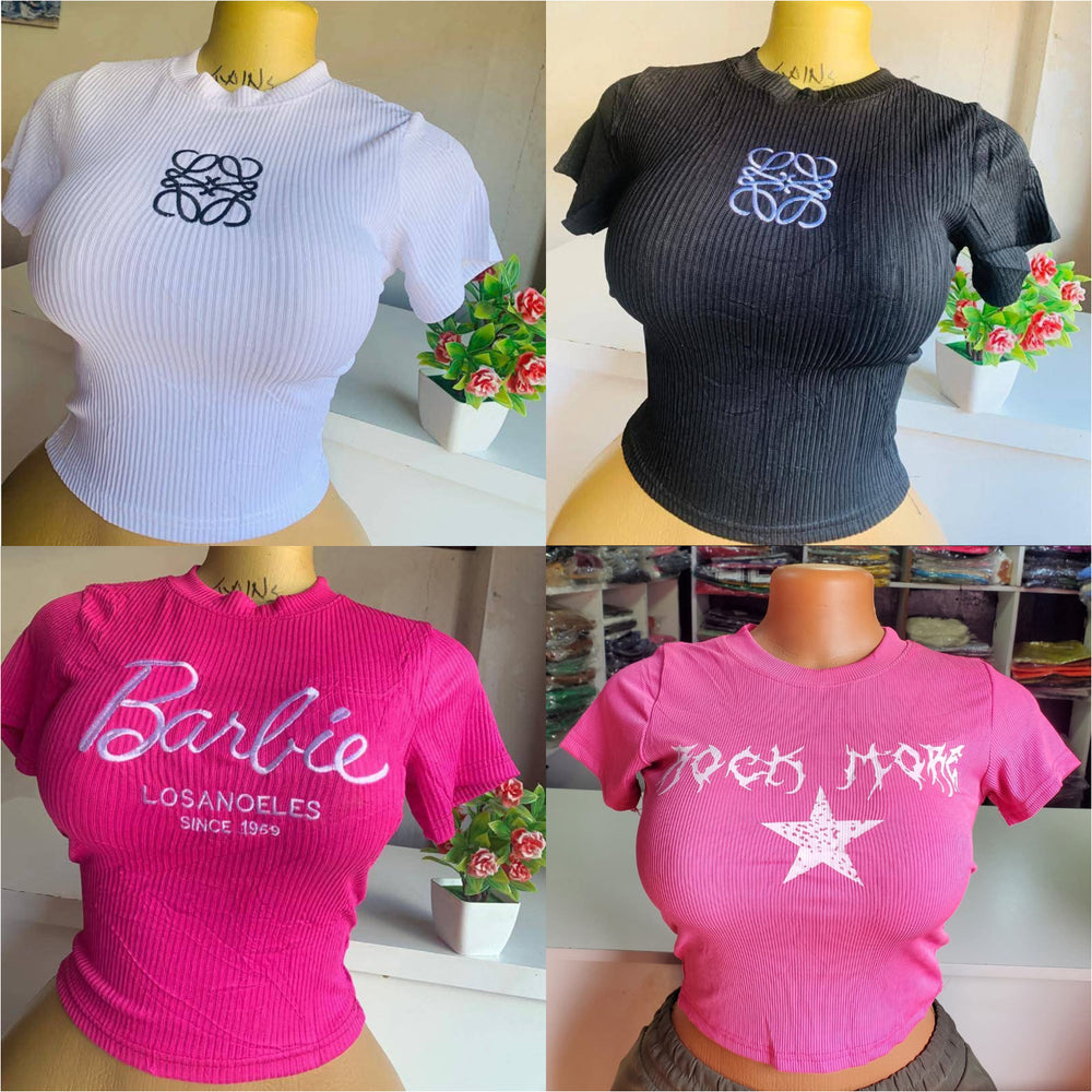 Ready-to-ship women's short-sleeve t-shirts wholesale - fitted t-shirts - slim fit t-shirts - women's t-shirts