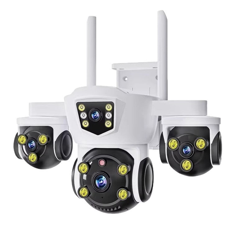 2025 new solar surveillance camera no electricity no network mobile phone remote outdoor 360 ° no dead angle monitoring