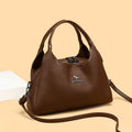 New arrival cross-border shoulder bag pure color large capacity casualeasiest for match crossbody bag classy pure color lychee pattern ladieswear bag