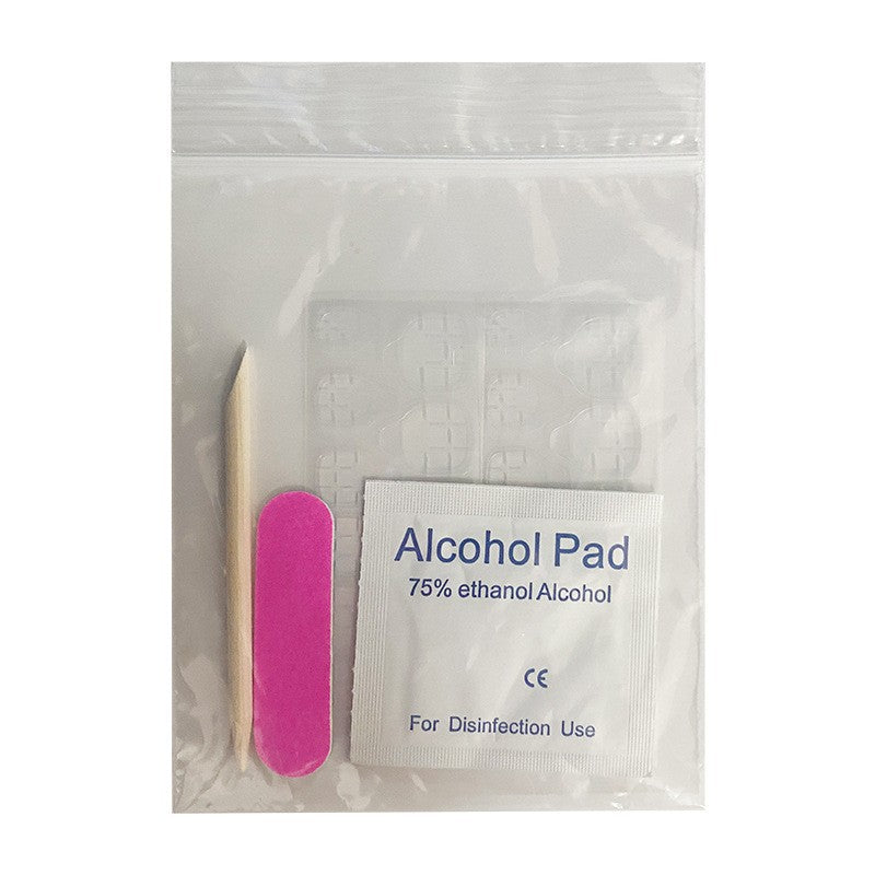 Wholesale professional nail art tool set - includes jelly glue materials, press-on nail kit, and complete finished product set
