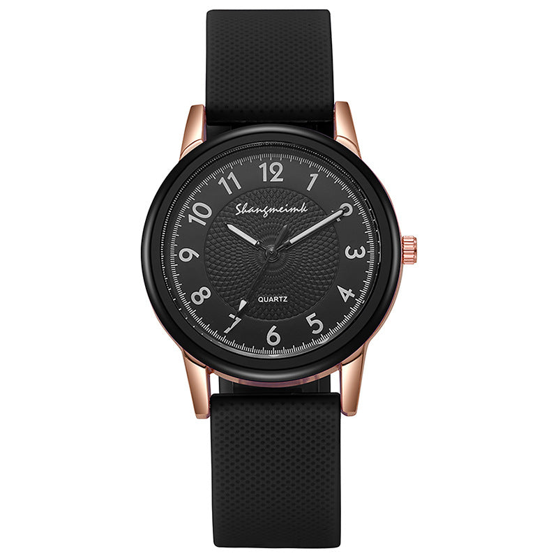 New silicone strap student watch, popular quartz watch for women, wholesale from manufacturer (xiaohongshu trend)