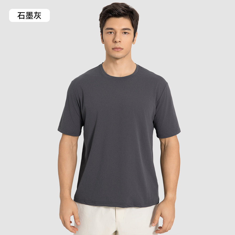 New outdoor quick-dry running & fitness short-sleeve t-shirt for men - summer lightweight, loose fit, versatile activewear top dmt002