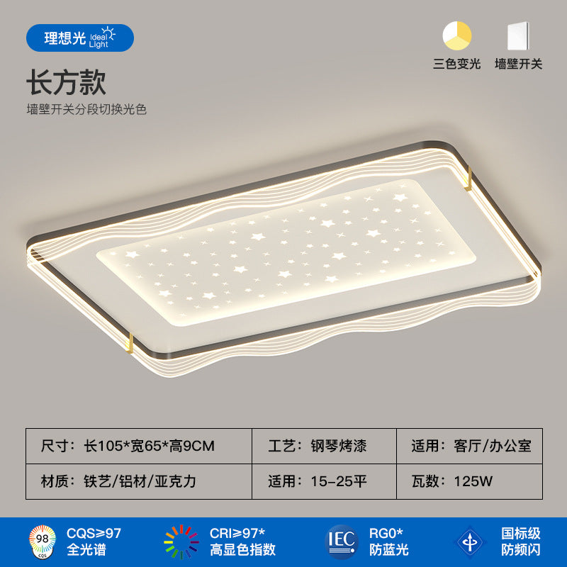 Full Spectrum Ceiling Light Living Room Light Modern Nordic Gypsy Bedroom Study Whole House Package Combination Zhongshan Lighting