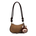Super popular underarm bag, cute labubu pendant, fall and winternew arrivalaccessible luxuryniche style design, classy shoulder satchel bag