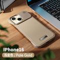 Iphone 16 leather magnetic aroma diffuser case, compatible with iphone 17 pro, iphone 15 charging, iphone 14 protective cover, iphone 17 air