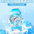 Kids' cartoon sanrio kuromi luminous electronic watch - girls' digital & analog quartz watch for elementary and middle school students