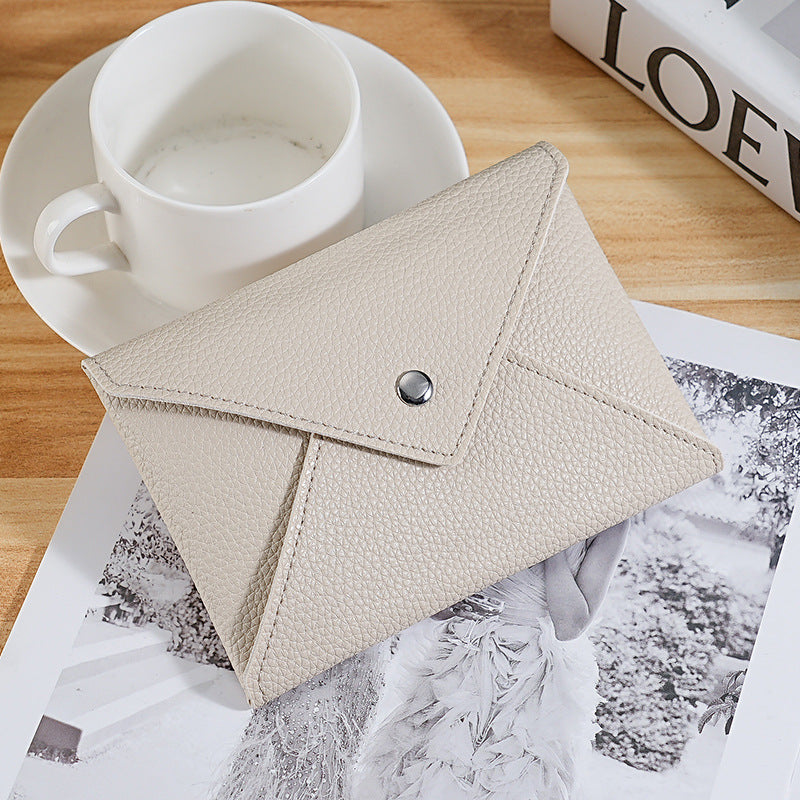 PU wallet, women can print logo, business large-capacity card bag, storage bag, bill bag, change protective case, ultra-thin model.