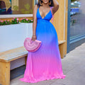European and american style women's clothing  independent store new deep v-neck sexy ruched camisole bandeau maxi dress