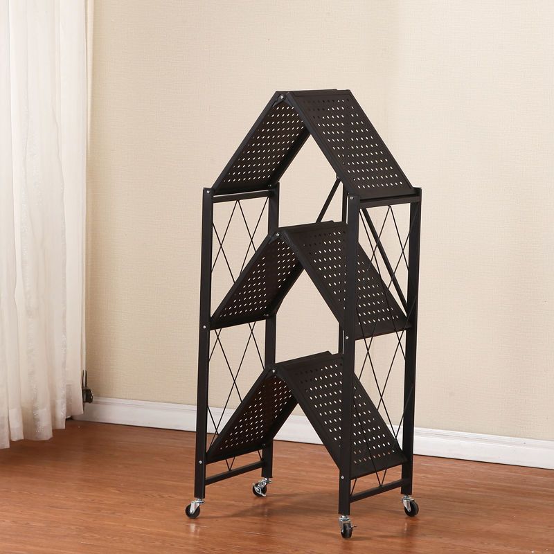 Shelf Floor-to-ceiling multi-layer storage rack Home balcony Bedroom wrought iron finishing rack Storage rack Shelf Layer shelf