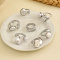 Wholesale faux pearl ring sets - european & american style, vintage baroque, stackable, unique design, knuckle rings