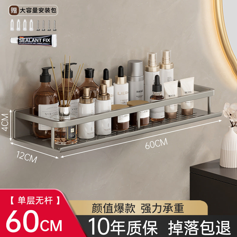 No punching toilet rack bathroom toilet hand wash bath washstand wall mounted wall storage rack