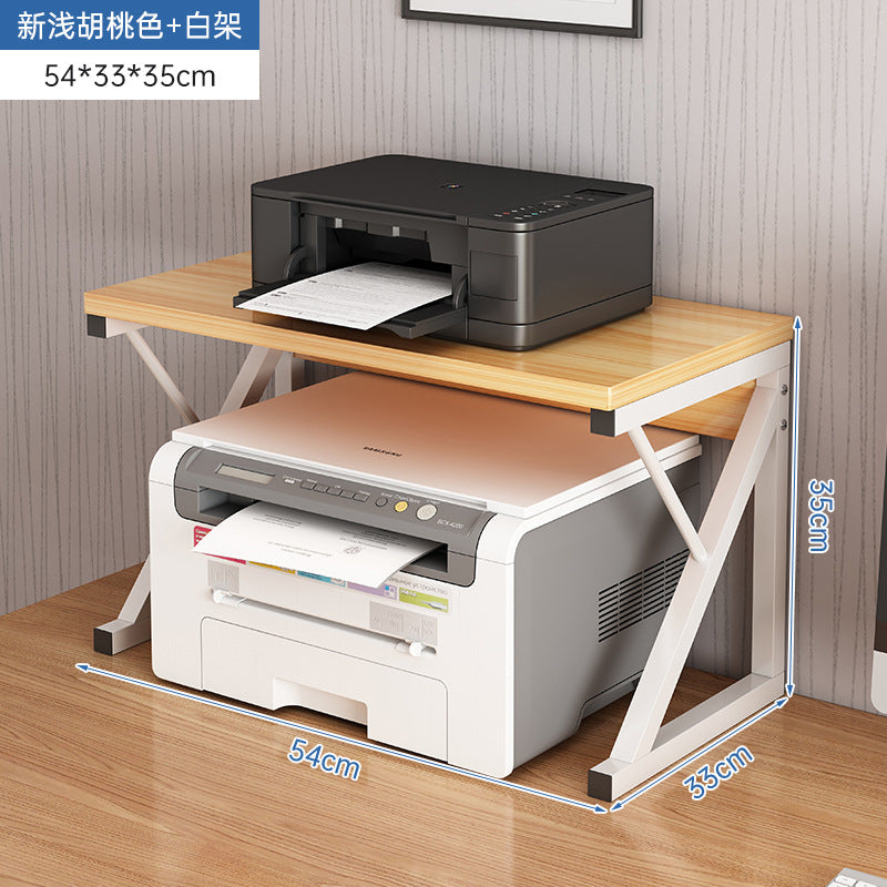 Printer Shelf Desktop Copier Shelf Multifunctional Office Countertop Storage Finishing Rack Small Bracket