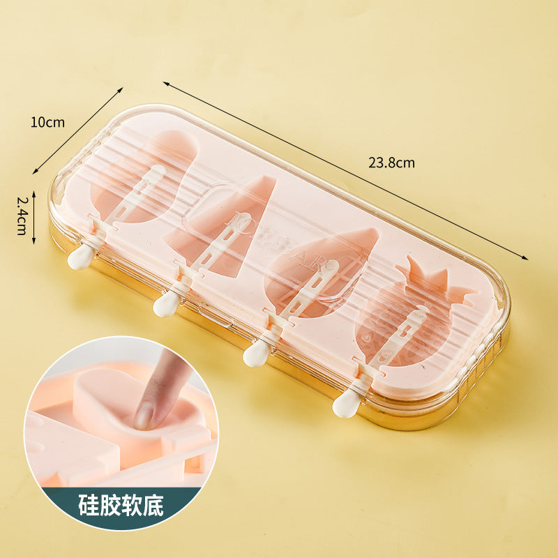 Ice cream mold for home making popsicles, ice cream, ice cubes, cheese sticks, food grade silicone mold homemade