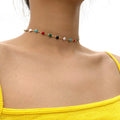 fashioncolorful bohemia necklace female stylishclassy sense easiest for match choker wholesale necklace