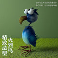 creative flamingo ornaments, handicrafts, metal iron art, home hanging decorations, balcony garden, courtyard, lawn decoration
