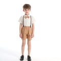 Boys' summer outfit: trendy, stylish, and fashionable new arrivals for young boys. casual short-sleeve sets for kids, chic summer clothing for children