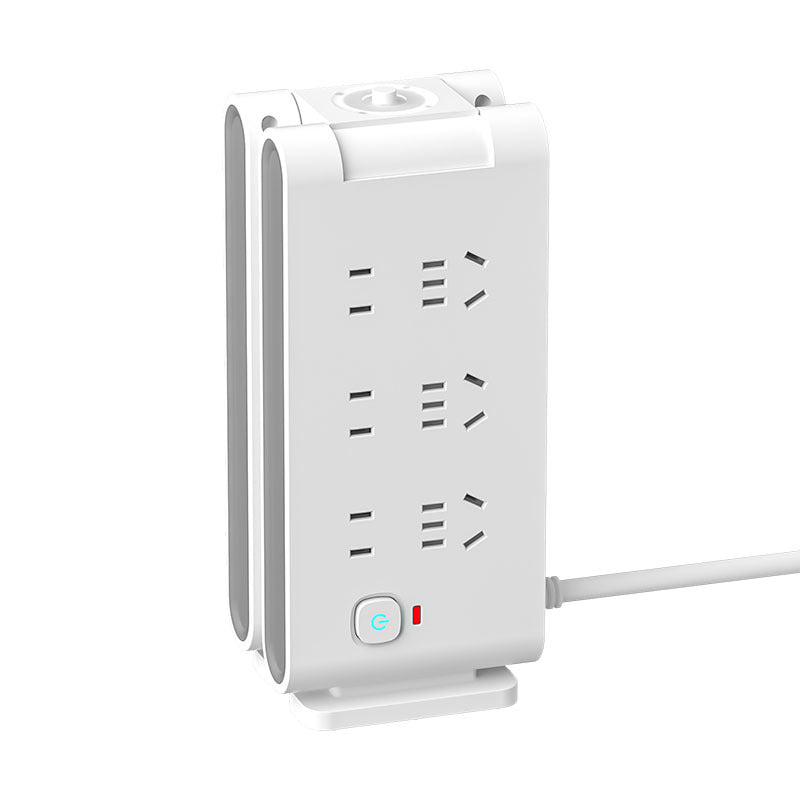 Multi-functional power strip with long cord, home power strip with multiple outlets, usb socket power strip, extension cord with night light
