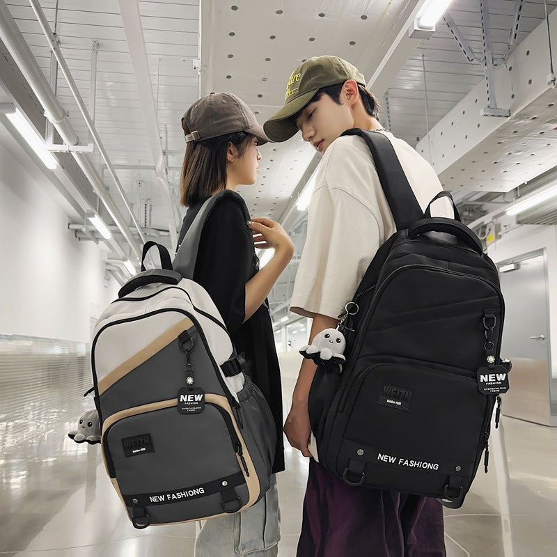 New lightweight trend backpack high school students large capacity backpack leisure business travel student bag