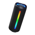 New wireless bluetooth speaker - outdoor waterproof portable subwoofer with rgb lighting - cylinder speaker
