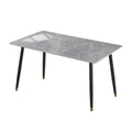 Golden legs - glossy italian gray straight edge