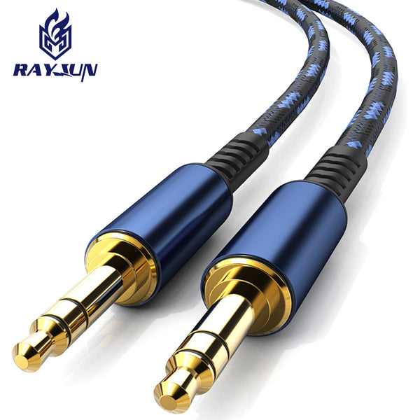aux audio cable 3.5 male-to-bus AV mobile phone computer car audio headset extended cable
