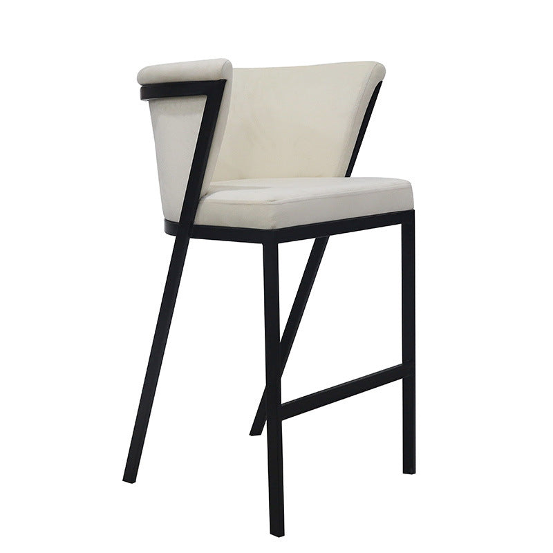 Bar stool exportnordiccasual high stool classy backrest bar chair front desk reception high stool adjustable chair